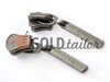 Slider for zipper type of tractor 5 in bulk, dark nickel, Birch puller