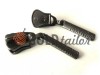 Slider for zipper type of tractor 5 in bulk, dark nickel, Birch puller