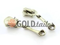 Slider Bob for tractor zipper type 5 nickel