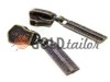 Slider for metal zippers type 5 wholesale, antique color, bark puller