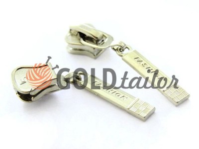 Slider for zipper type of tractor 5 buy wholesale, color nickel puller Fashion