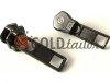 Slider standard for metal zippers type 5 wholesale, dark nickel