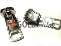 Slider SQUARE for tractor zipper type 10 nickel