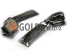 Slider for metal zippers type 5 wholesale, dark nickel puller Trap