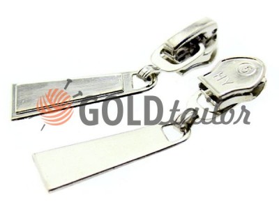 Slider for zipper spiral type 5 buy wholesale, color nickel puller Trap