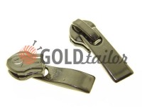 Slider Baryshevka Wive for spiral zipper type 6 type 7 black