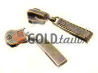 Slider Stitch for metal zipper type 5 antique