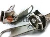 Slider for a two-way spiral zipper type 10 color nickel Wholesale