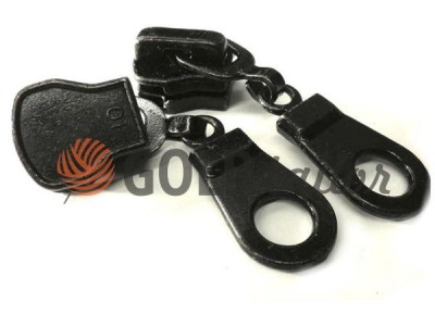 Slider for metal zipper puller type 10 Pear buy wholesale, black