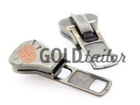 Slider SQUARE for tractor zipper type 8 black nickel