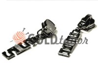 Slider SS for tractor zipper type 3 black nickel