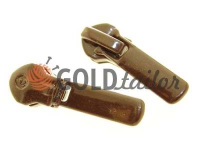 Buy Slider Baryshevka22 Spiral zipper type 6 Type 7 brown