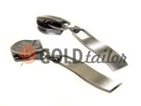 Slider Wave for spiral zipper type 7 black nickel Slider Wave for spiral zipper type 7 black nickel