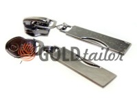 Slider Arc for spiral zipper type 7 black nickel