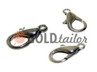 Clasp for jewelry Dolphin Dark Nickel