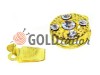 Carabiner clasp for round beads with stones 5 d = 10mm gold color Wholesale