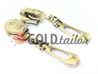 Slider Drop for spiral zipper type 5 nickel
