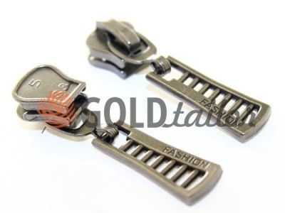 Buy FashionZTD slider zippers for the tractor type 5 Dark Nickel