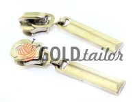 Slider Pool Spiral zipper type 5 nickel