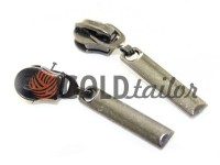 Slider Pool Spiral zipper type 5 Dark Nickel