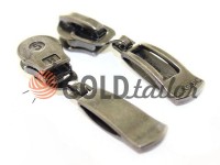 Slider Classic Spiral zipper type 5 Dark Nickel