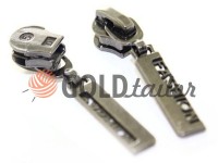 Slider Fashion II Spiral zipper type 5 Dark Nickel Slider Fashion II Spiral zipper type 5 Dark Nickel