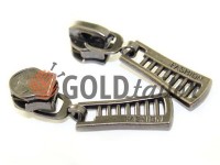 Slider FashionZTD Spiral zipper type 7 Dark Nickel