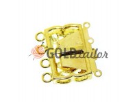 Clasp for beads with stones 3 12mm * 20mm gold