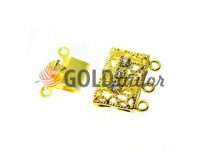 Clasp for beads with stones 3 11mm * 16mm gold