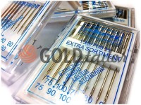 Needles Assorted AKRA 130 / 705H (extra sortiment) for household sewing machines