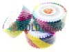 Buy a set of tailor's pins 480 pcs on the ring with colored ears wholesale 