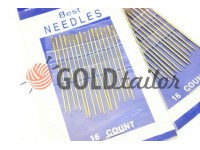 A set of professional hand needles Best 1/5-120002 16 needles A set of professional hand needles Best 1/5-120002 16 needles