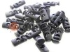 Buy retainer cord d = 5mm plastic two-hole 9mm * 22mm black