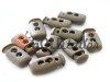 Buy retainer cord d = 4mm plastic two holes 12mm * 23mm brown