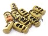 Buy retainer cord d = 7mm plastic two-hole 12mm * 22mm Antique