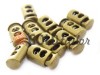 Buy retainer cord d = 7mm plastic two-hole 12mm * 22mm Antique