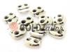 Buy retainer cord d = 4mm oval two-hole 16mm * 18mm nickel