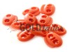 Buy retainer cord d = 5mm oval two-hole 18mm * 20mm red