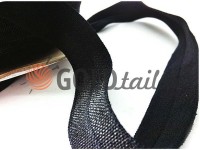 Bias binding stretch black