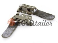 Clasp for coats Keska gray-beige