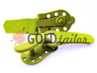 Clasp for coats Keska green