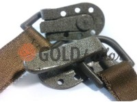 Clasp for coats Keska dark gray hammer