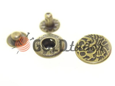 Button Alfa Abstract 15 mm Antique China buy wholesale delivery