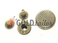 Button Alfa Corf 17 mm antique China, 50 pcs