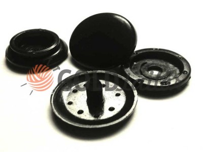 Buy button NEWstar №61 plastic 12,5 mm, 15 mm black Turkey