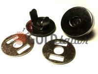 Button magnet for bags 15 mm 17 mm antique