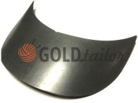 Visor bent porous plastic 180mm * 73mm