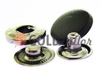 Кнопка NEWstar ALFA с черной пластиковой шляпкой 15 mm, 17 mm, 20 mm Турция, 72 шт