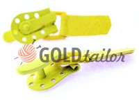 Clasp for coats Keska yellow