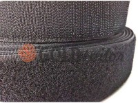 Velcro textile, color black